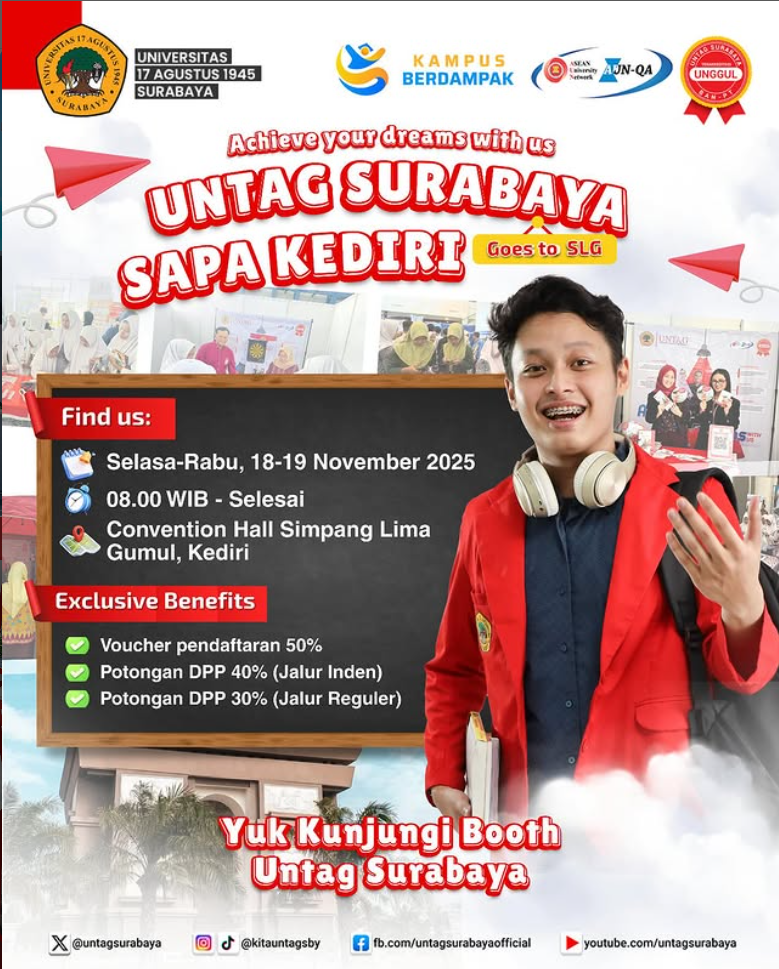 Achieve Your Dreams with Us (Untag Surabaya Sapa Kediri)