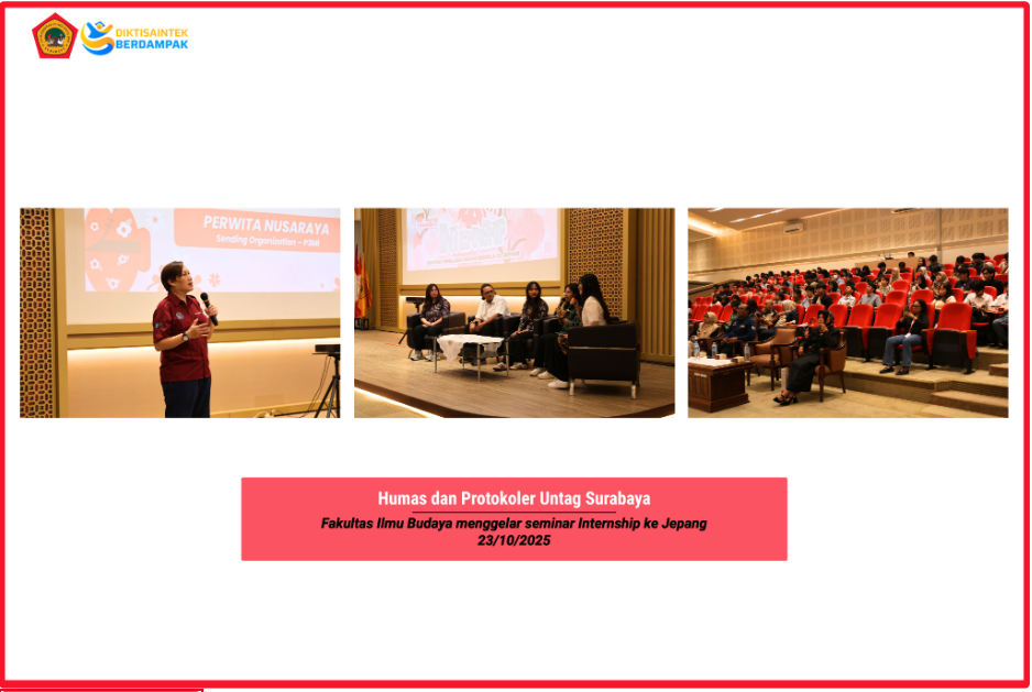 Kupas Tuntas Tips Magang, Prodi sastra Jepang Untag Surabaya Gelar Seminar Insternship