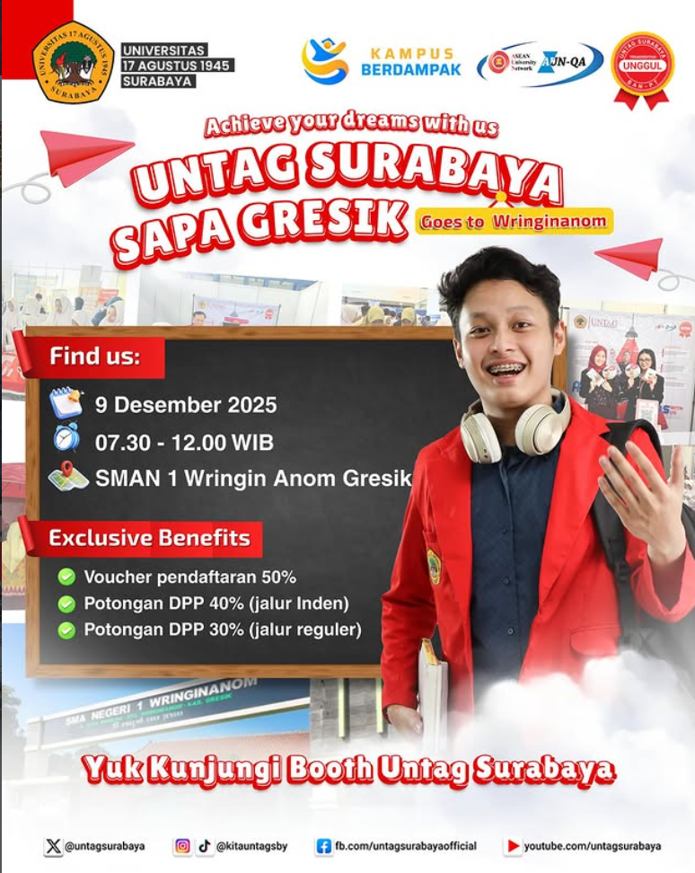 Achieve Your Dreams with Us (Untag Surabaya Sapa Gresik)