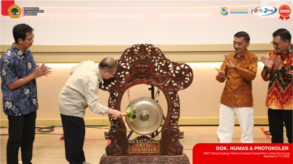 Kembali Gelar UNCC 2025, Untag Surabaya Tegaskan Peran Kampus dalam Melestarikan Warisan Budaya Indo