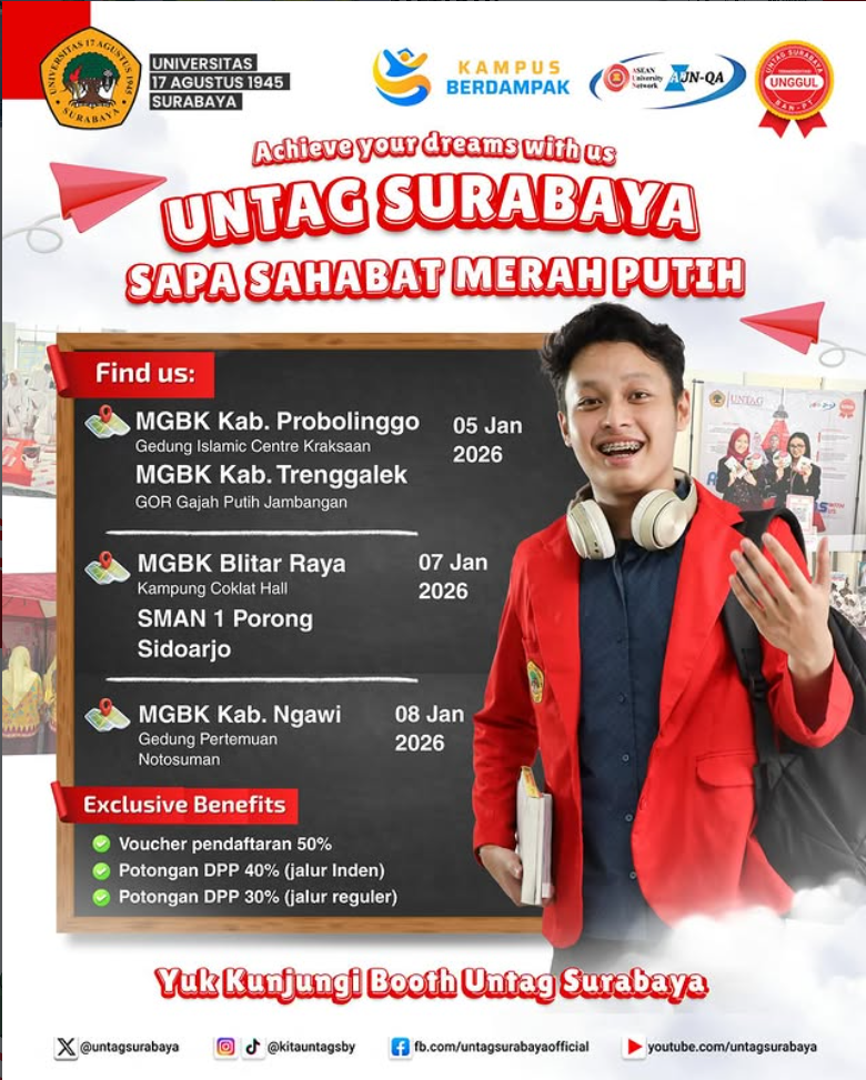 Achieve Your Dreams with Us (Untag Surabaya Sapa Sahabat Merah Putih)