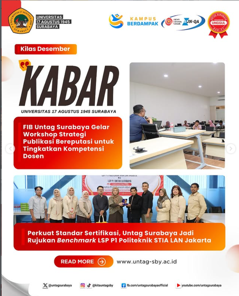 Kilas Desember 2025 Kabar Untag Surabaya