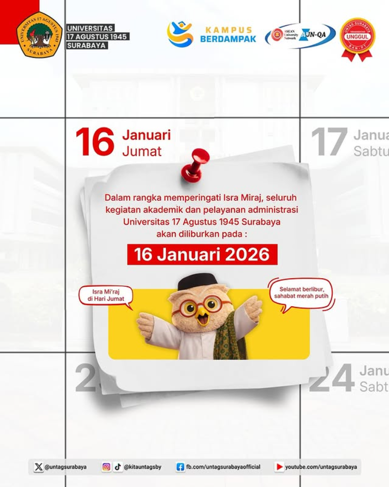 Pengumuman Libur dalam Rangka Isro' Mi'roj 2026