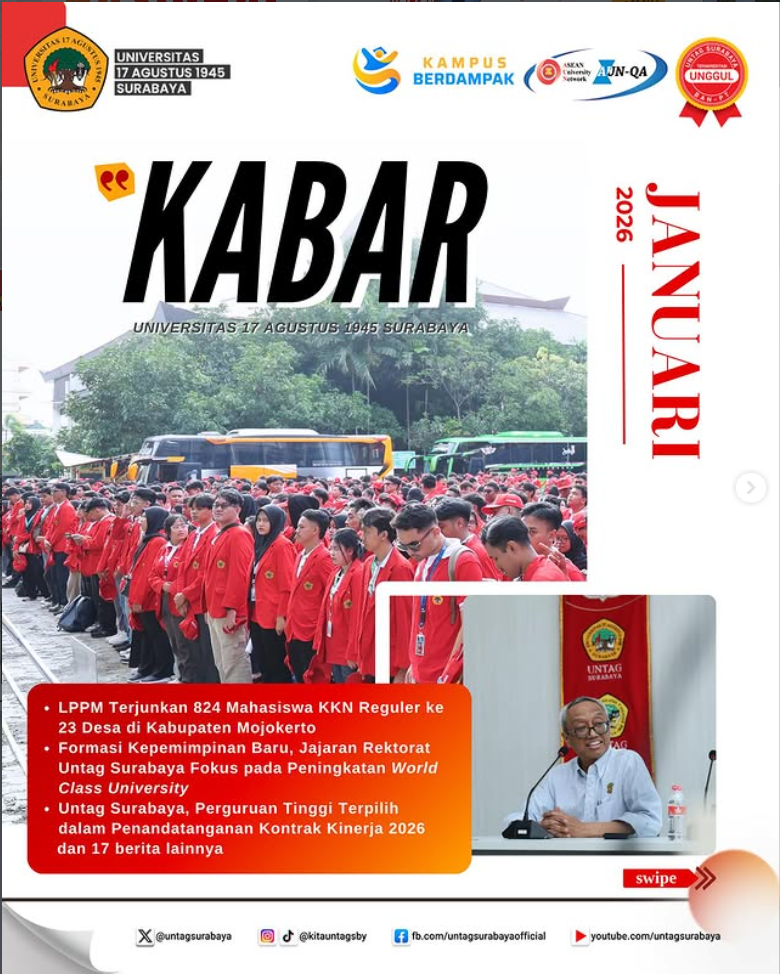 Kabar Untag Surabaya, Januari 2026