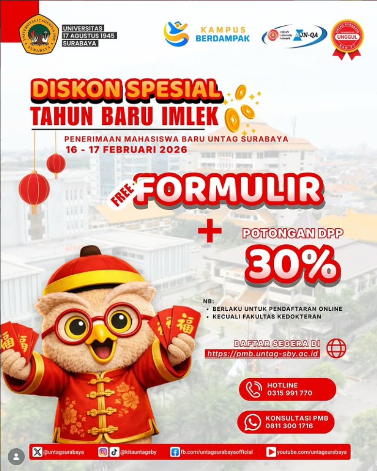Diskon PMB Spesial Tahun Baru Imlek 2026