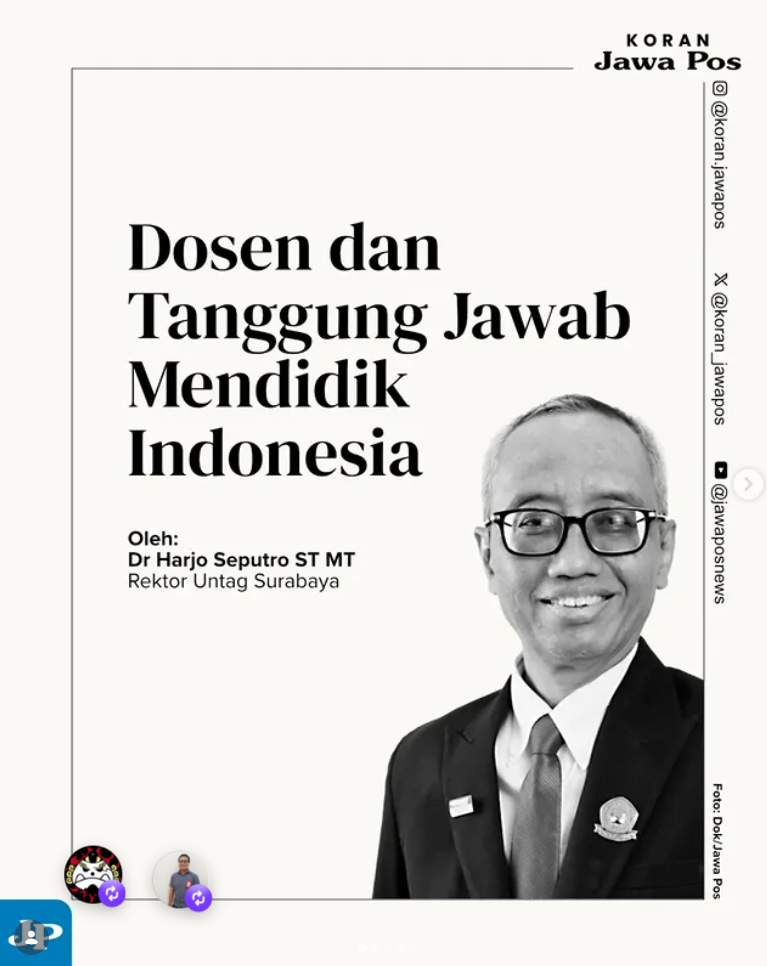 Dosen dan Tanggung Jawab Mendidik Indonesia