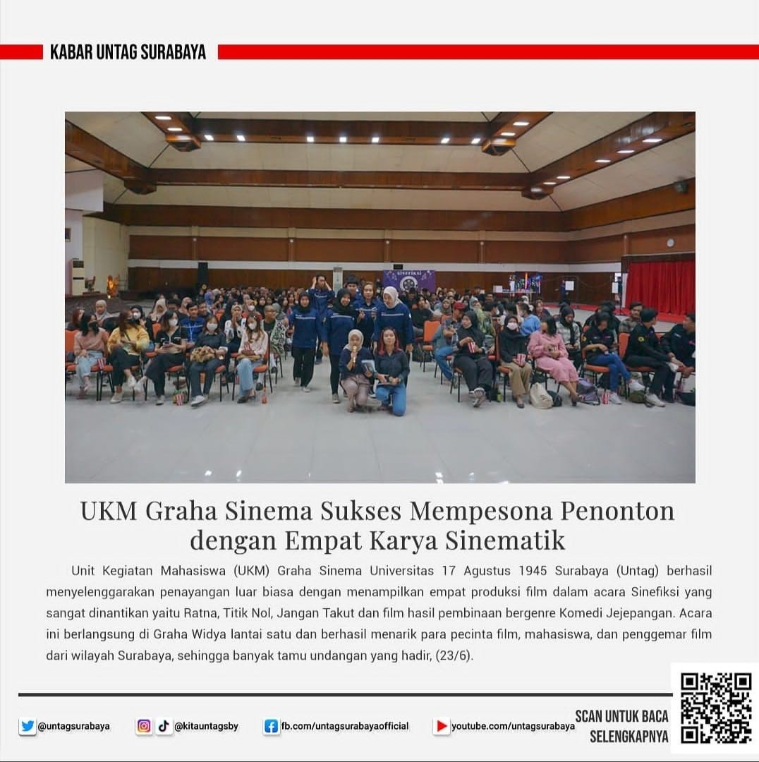 UKM Graha Sinema Sukses Mempesona Penonton dengan Empat Karya Sinematik