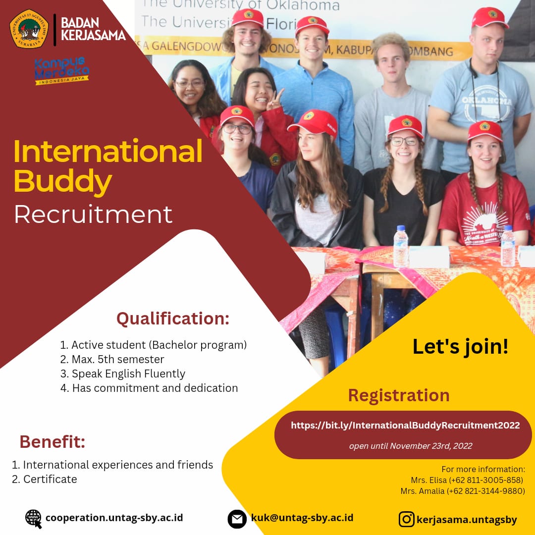 Untag Surabaya International Buddy