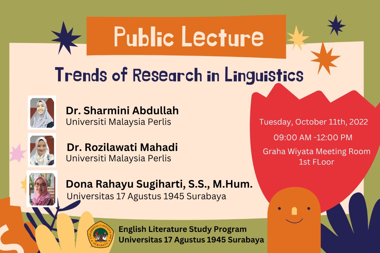 Public Lecture: Trends of Research in Linguistics