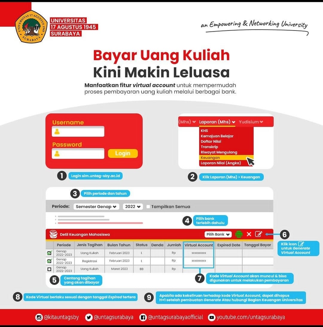 Virtual Account Pembayaran Biaya Kuliah