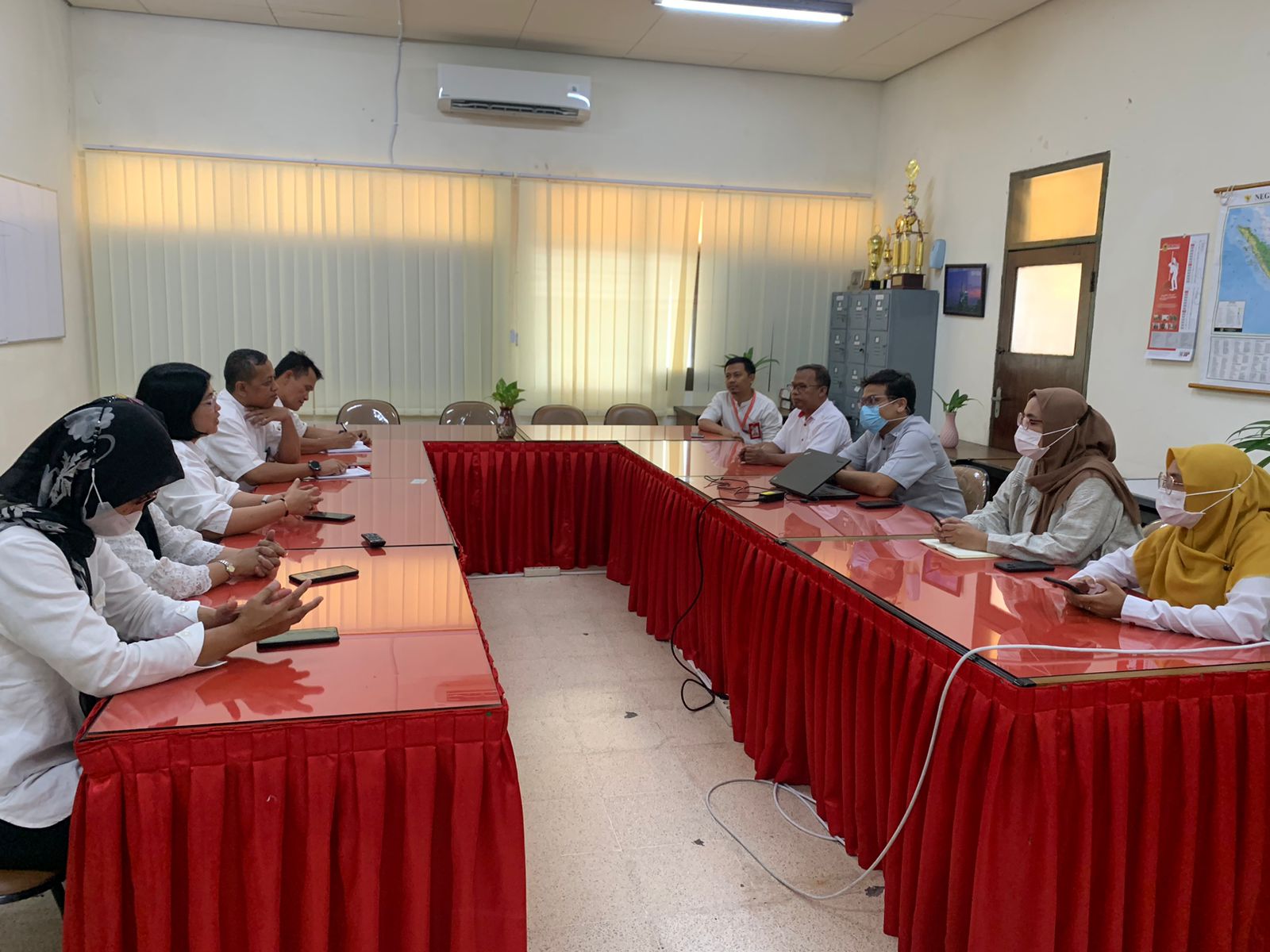 Kunjungan Irjen Kemendikbud dan Balai Bahasa Jawa Timur