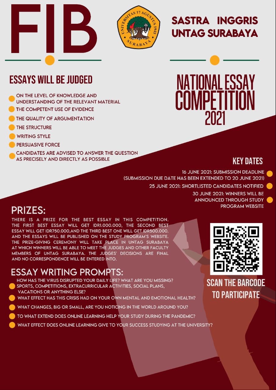 NATIONAL ESSAY WRITING COMPETITION 2021