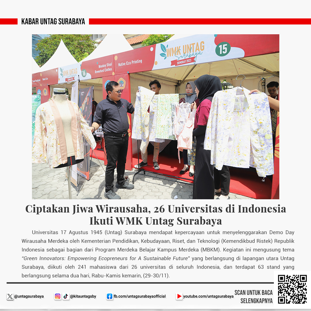 Ciptakan Jiwa Wirausaha, 26 Universitas di Indonesia Ikuti WMK Untag Surabaya