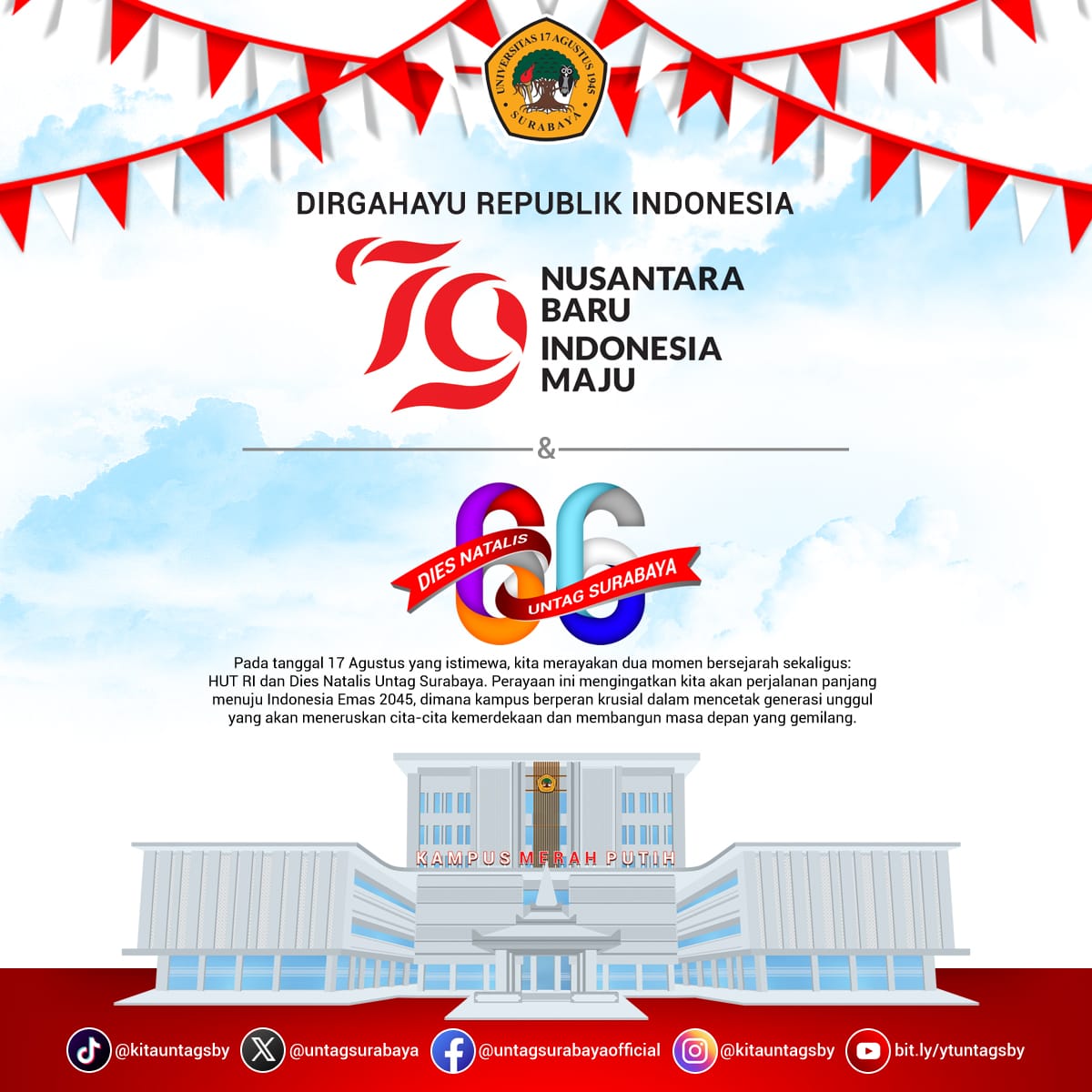 Dirgahayu Republik Indonesia, Nusantara Baru Indonesia Maju