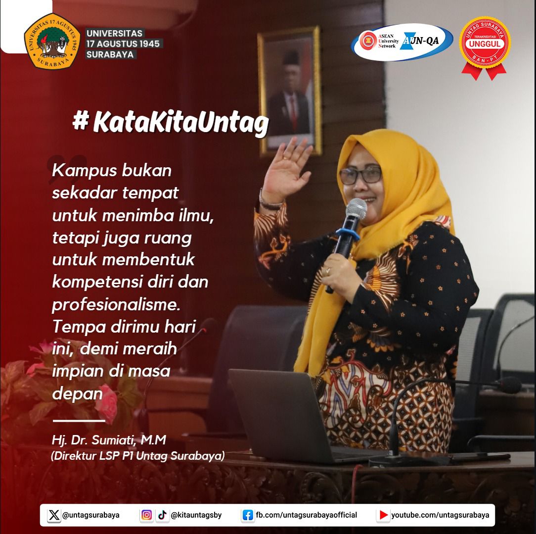 QUOTE OF THE DAY UNTAG SURABAYA