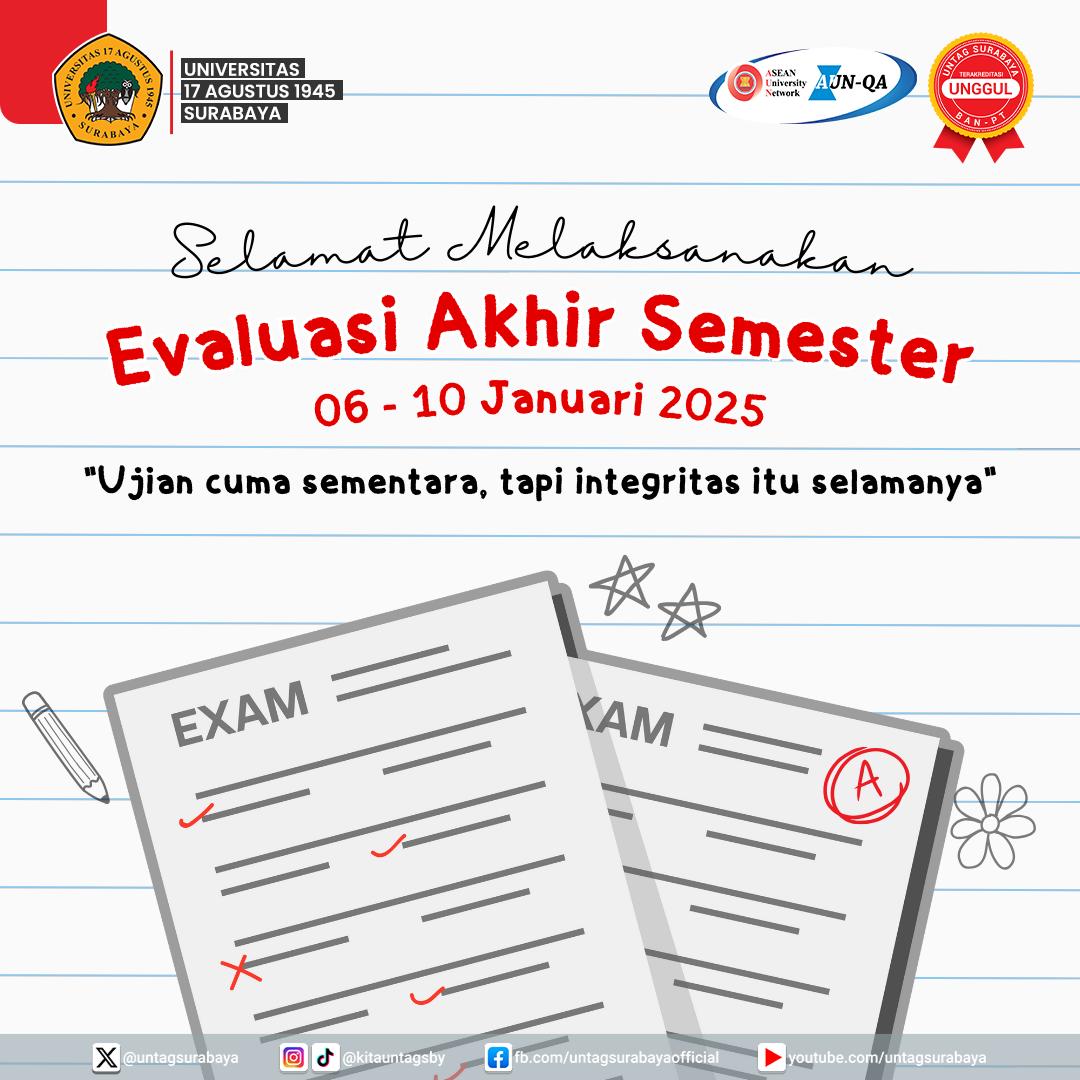 Selamat Melaksanakan Evaluasi Akhir Semester 