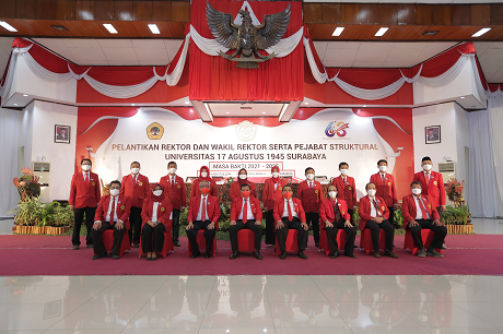 PELANTIKAN  STRUKTURAL UNTAG SURABAYA 2021-2025